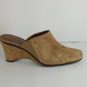 Rockport sole innovations suede mules 10
